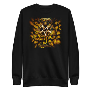 Anthrax Pentagram Logo Mens Sweatshirt #1026 Black