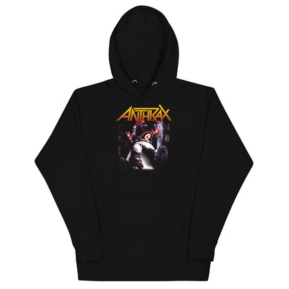 Anthrax Die on Your Feet Mens Officially Licensed Hoodie Black
