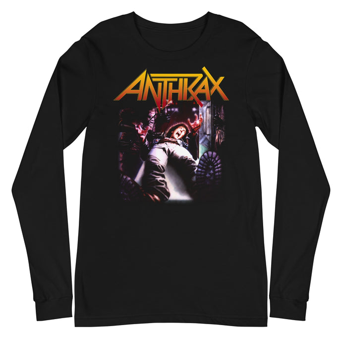 Anthrax Die on Your Feet Mens Long Sleeve T Shirt Black