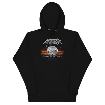 Anthrax Peristence of Time Mens Officially Licensed Hoodie Black
