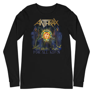 Anthrax For All Kings Mens Long Sleeve T Shirt Black