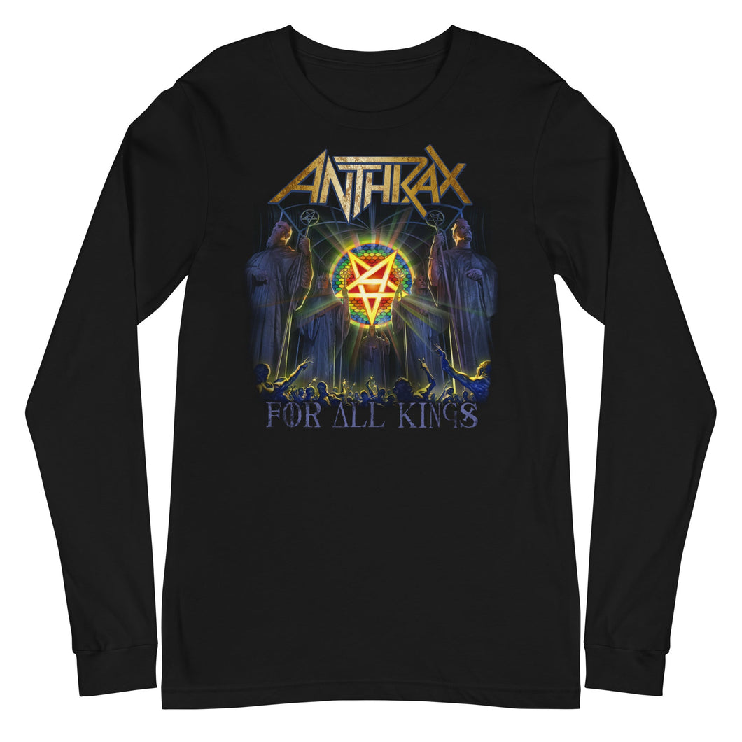 Anthrax For All Kings Mens Long Sleeve T Shirt Black