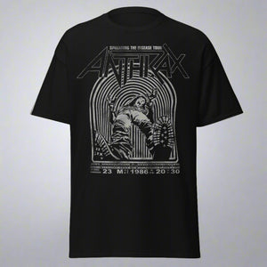 Anthrax 1986 Tour Jumbo Print Mens T Shirt Black