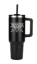 Load image into Gallery viewer, Anthrax 40oz Tumbler Drinking Cup with Lid and Straw Black