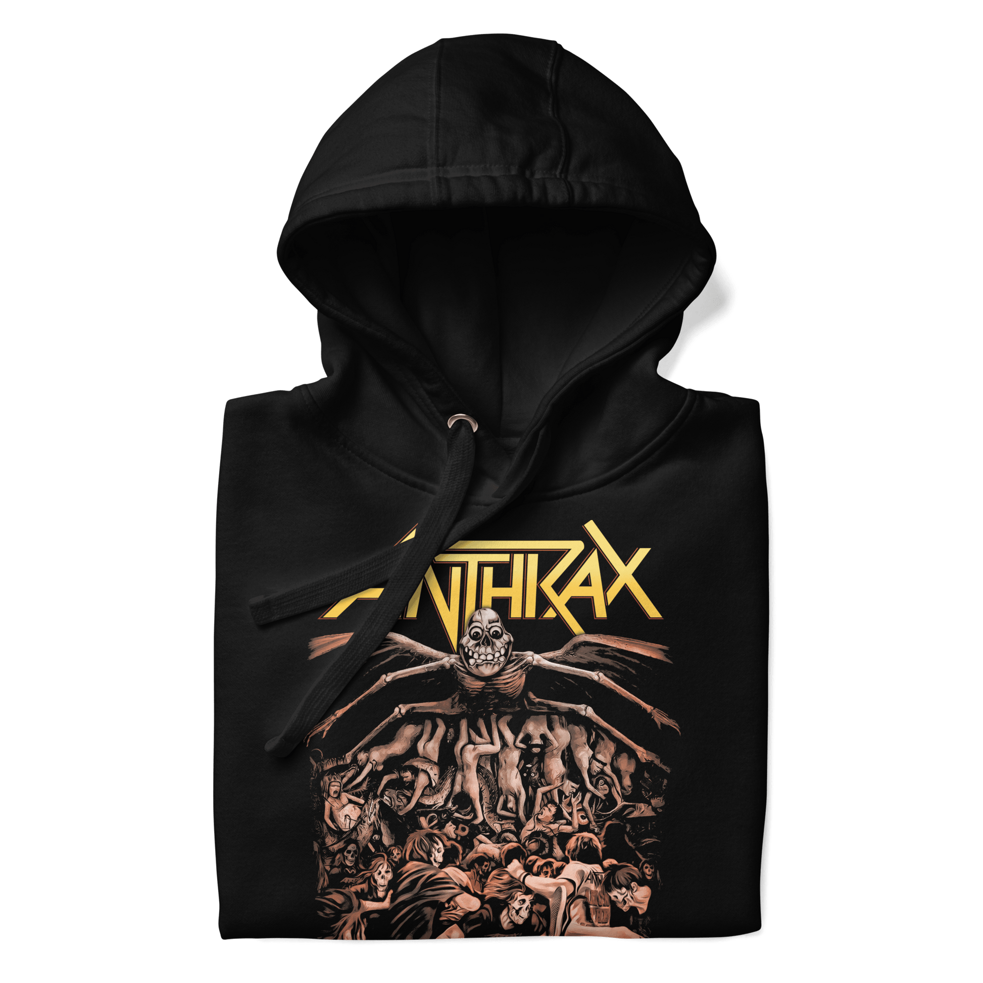 Anthrax 40th Anniversary Tour Mens Officially Licensed Hoodie Black