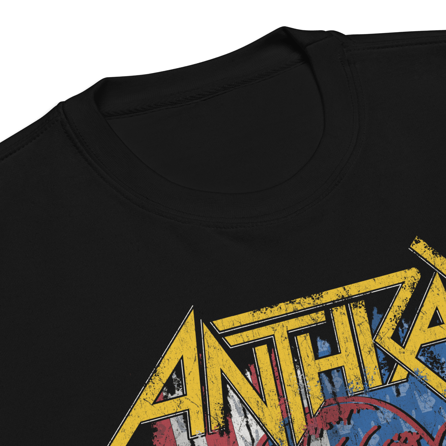 Anthrax American Flag Mens Sweatshirt Black