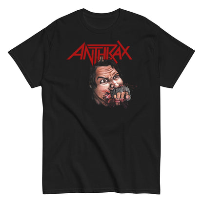 Anthrax Bite Your Hand Officially Licensed Mens T Shirt Black