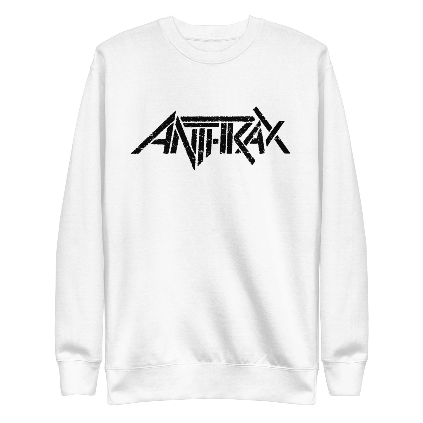 Anthrax Classic Logo Mens Sweatshirt White