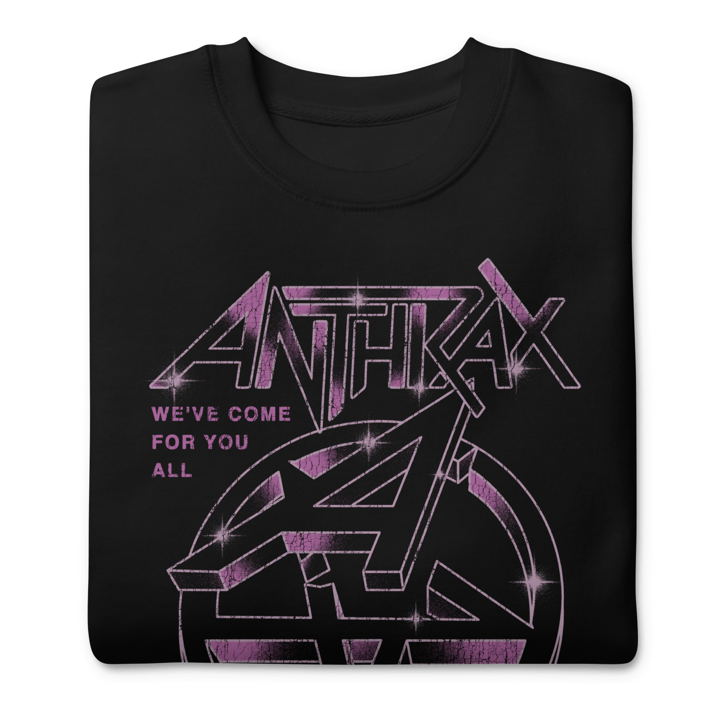 Anthrax Double A Mens Sweatshirt Black
