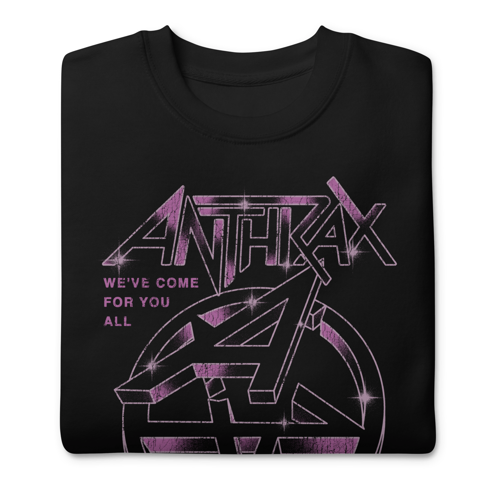 Anthrax Double A Mens Sweatshirt Black