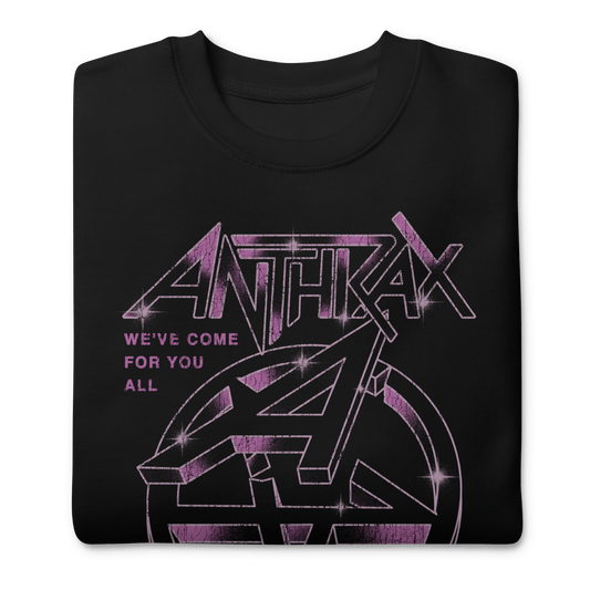 Anthrax Double A Mens Sweatshirt Black