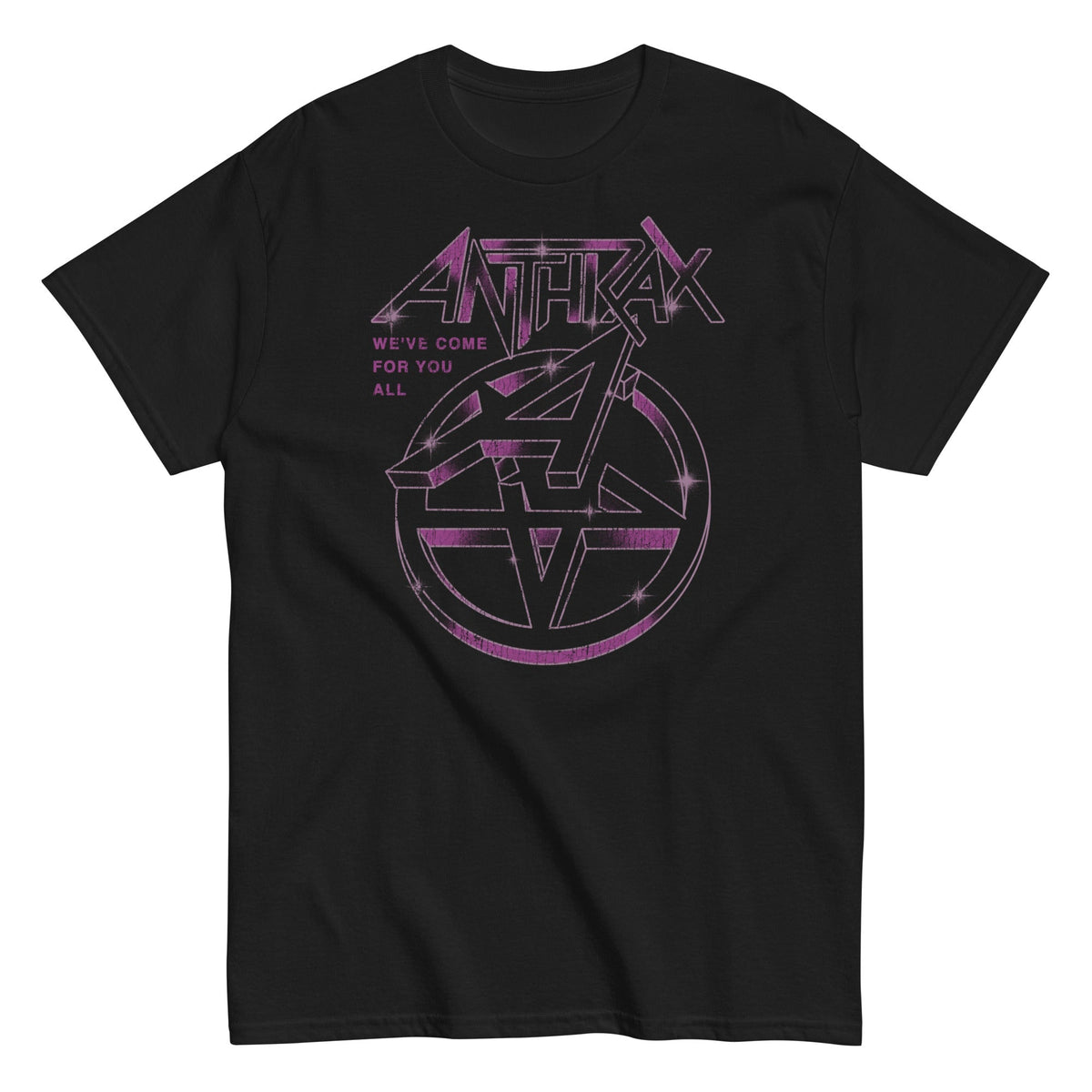 Anthrax Double A Officially Licensed Mens T Shirt Black