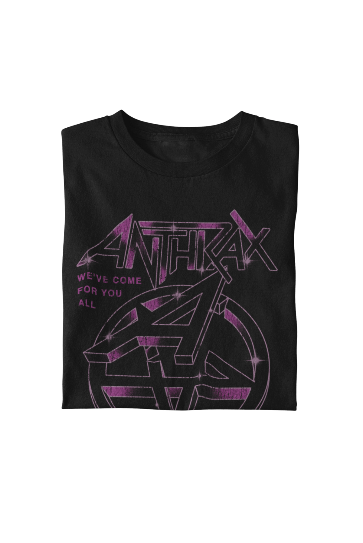 Anthrax Double A Officially Licensed Mens T Shirt Black