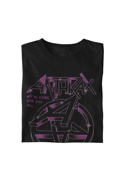 Anthrax Double A Officially Licensed Mens T Shirt Black