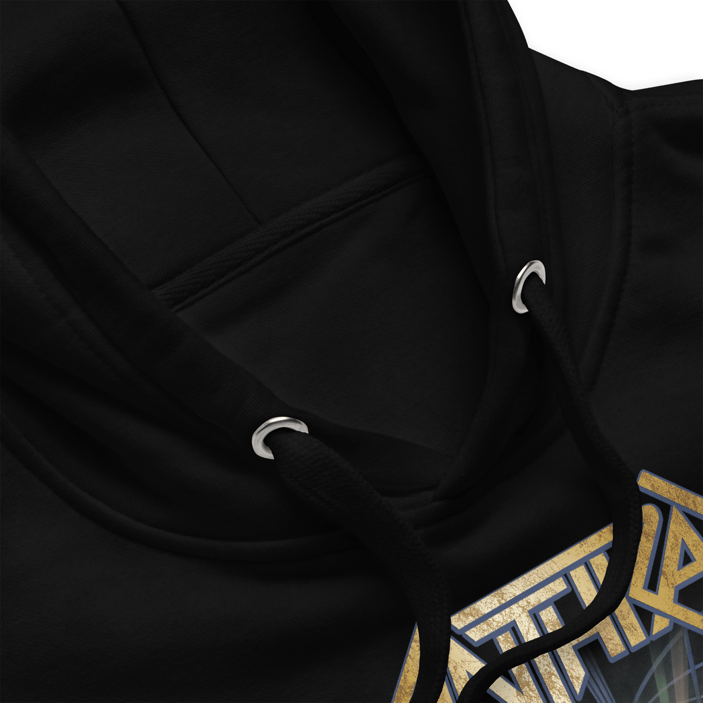 Anthrax For All Kings Mens Officially Licensed Hoodie Black