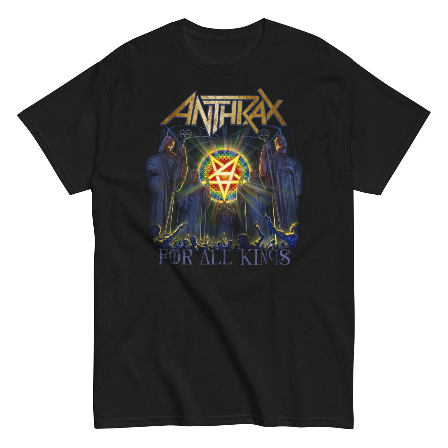 Anthrax For All Kings Officially Licensed Mens T Shirt Black