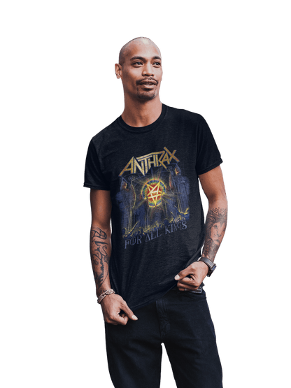 Anthrax For All Kings Officially Licensed Mens T Shirt Black