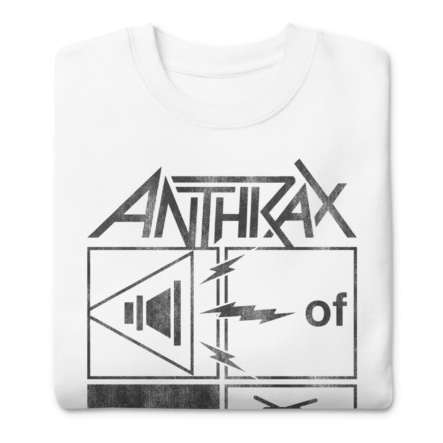 Anthrax Frequency Mens Sweatshirt White