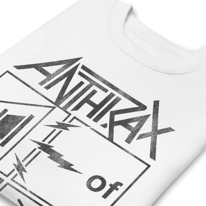Anthrax Frequency Mens Sweatshirt White