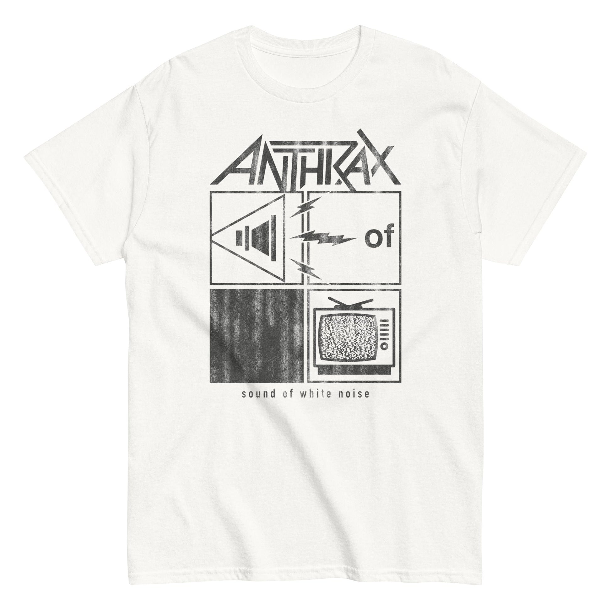 Anthrax Frequency Officially Licensed Mens T Shirt White
