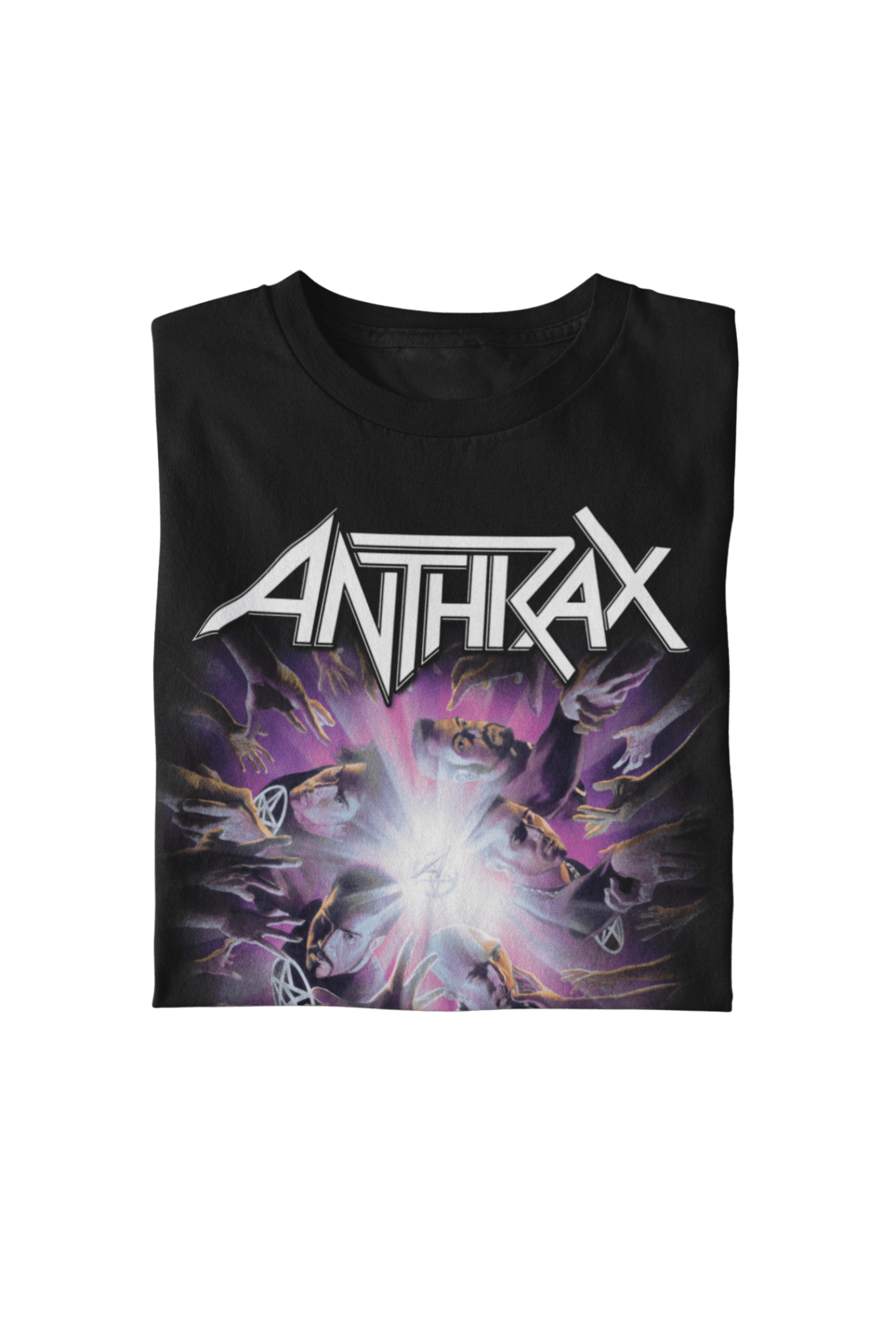 Anthrax Galaxies T Shirt Black