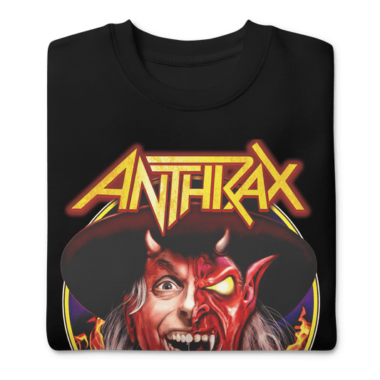 Anthrax Half Devil Mens Sweatshirt Black