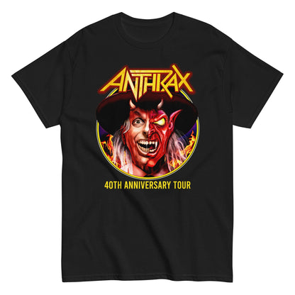 Anthrax Half Devil Officially Licensed Mens T Shirt Black