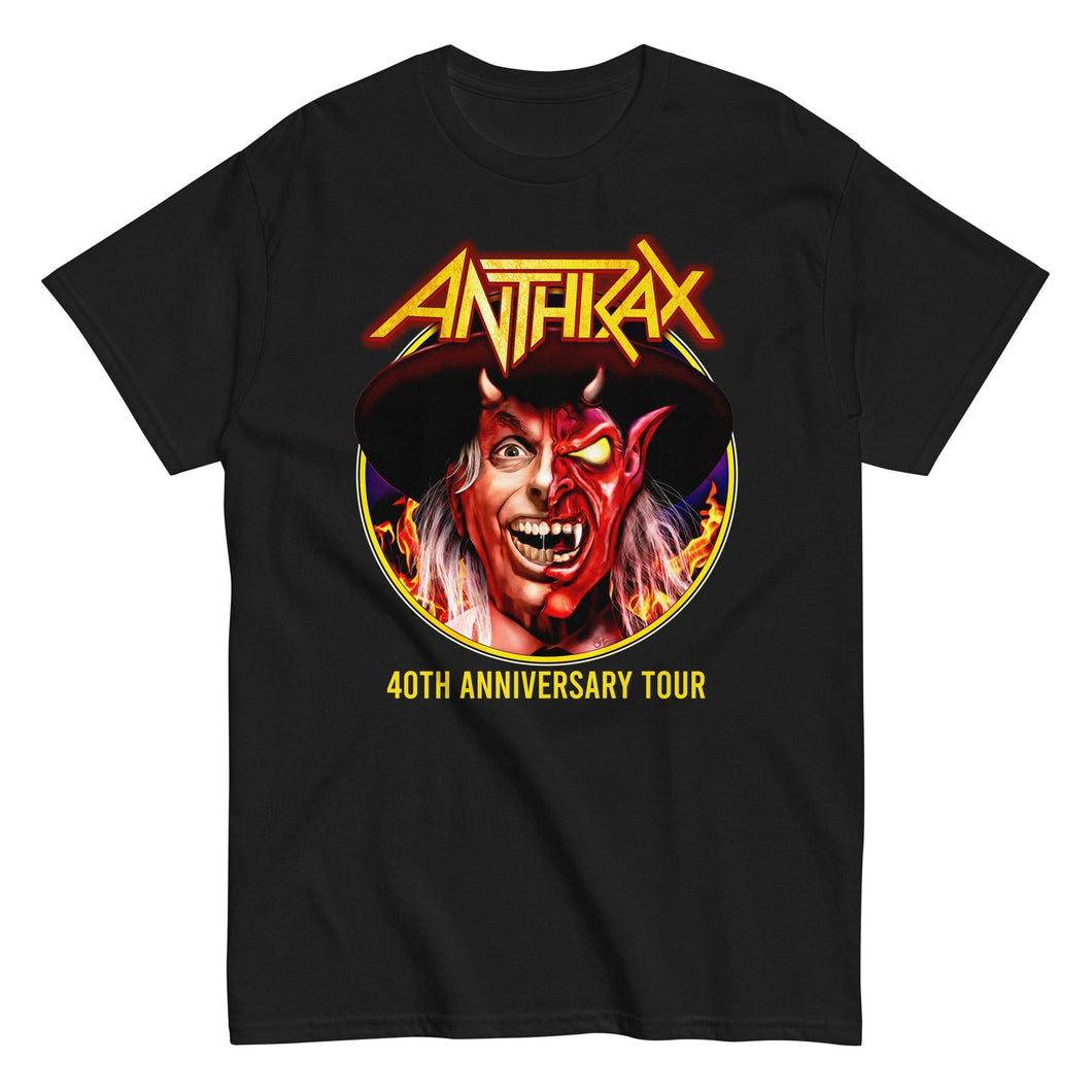 Anthrax Half Devil Mens T Shirt Black