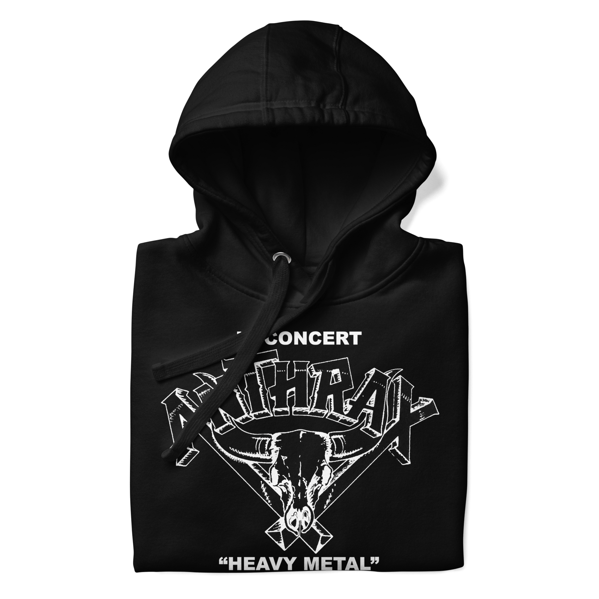 Anthrax Heavy Metal Mens Officially Licensed Hoodie Black