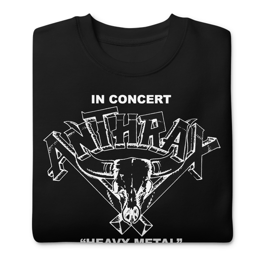 Anthrax Heavy Metal Mens Sweatshirt Black