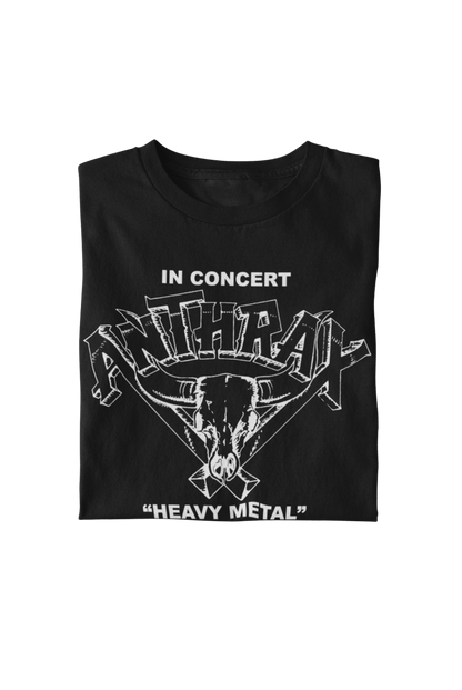 Anthrax Heavy Metal Officially Licensed Mens T Shirt Black