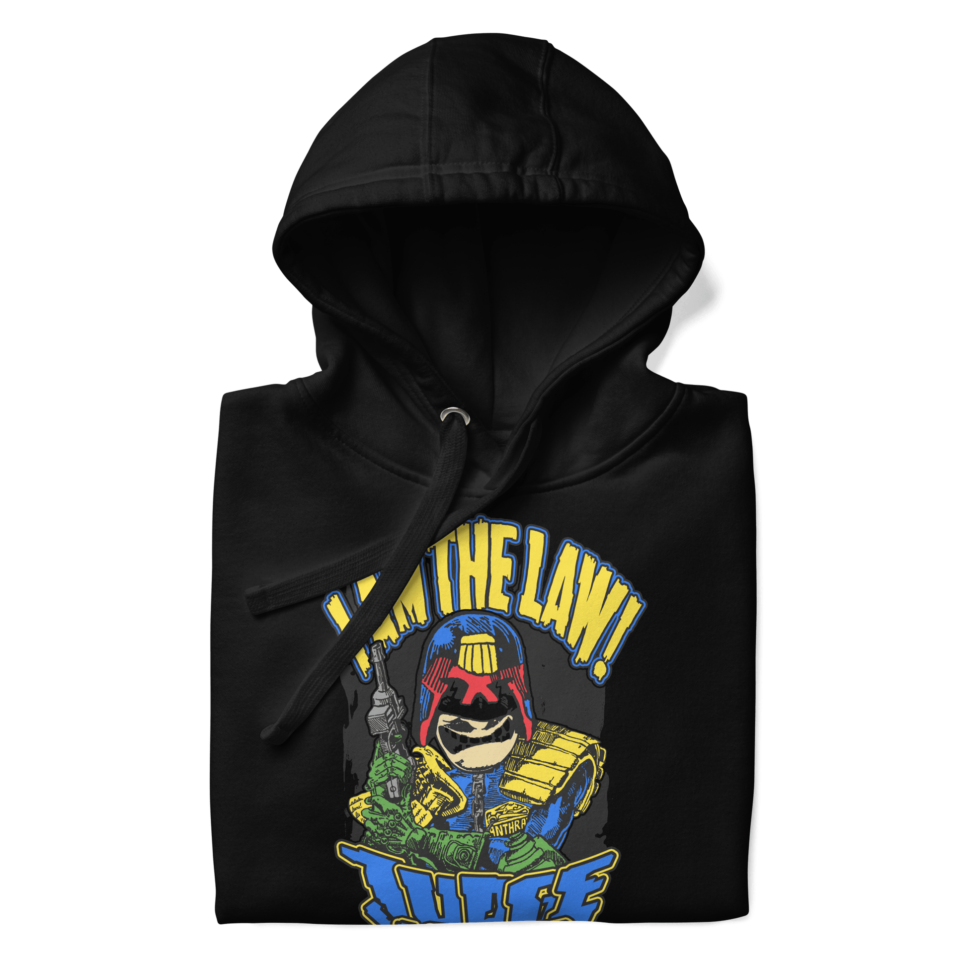 Anthrax I Am The Law Mens Officially Licensed Hoodie Black