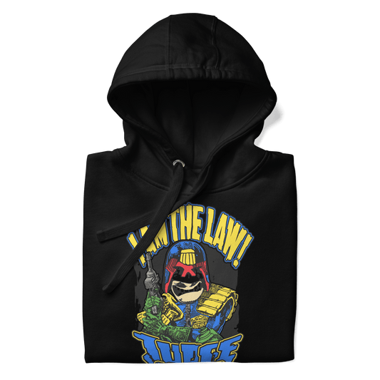 Anthrax I Am The Law Mens Officially Licensed Hoodie Black