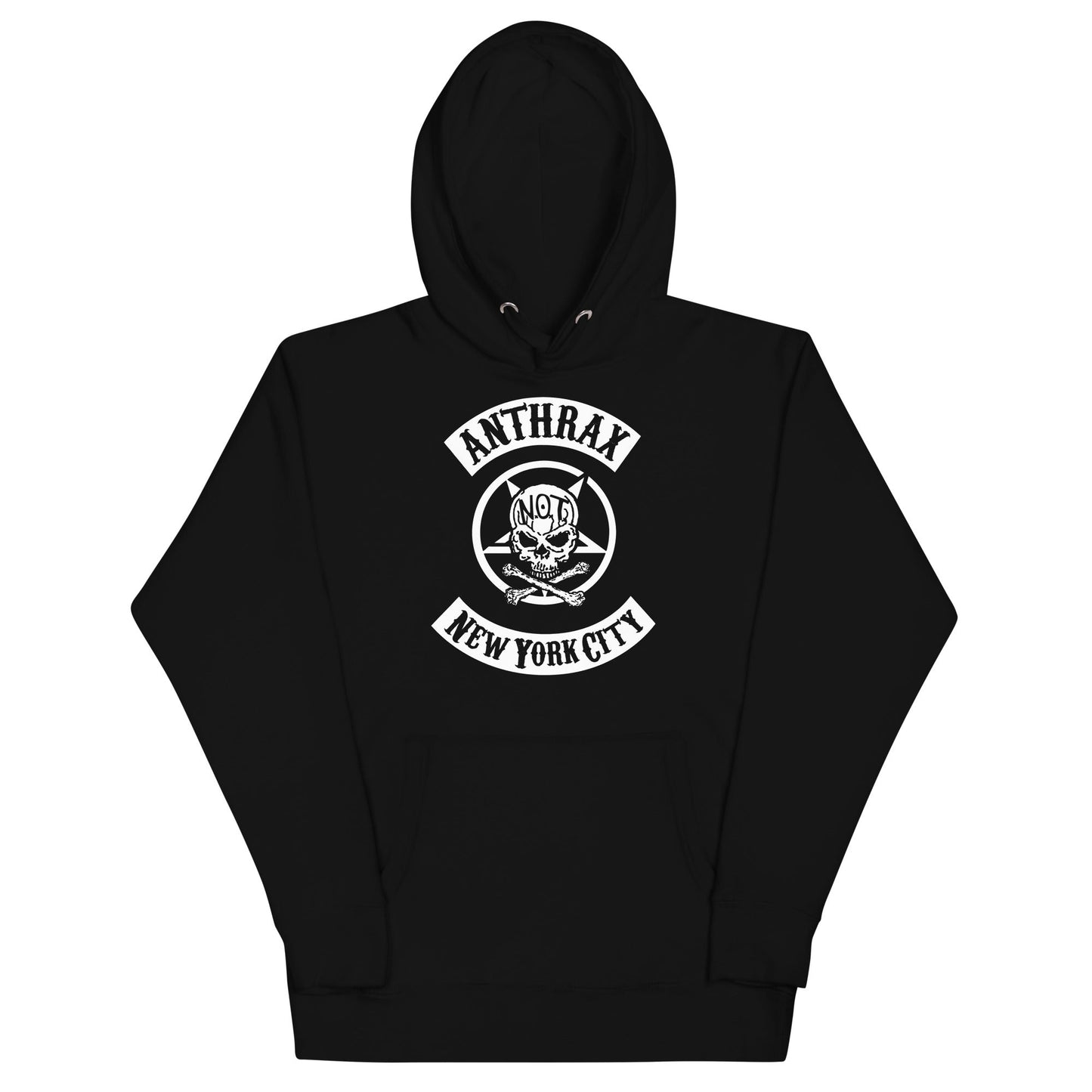 Anthrax New York City Mens Hoodie Black