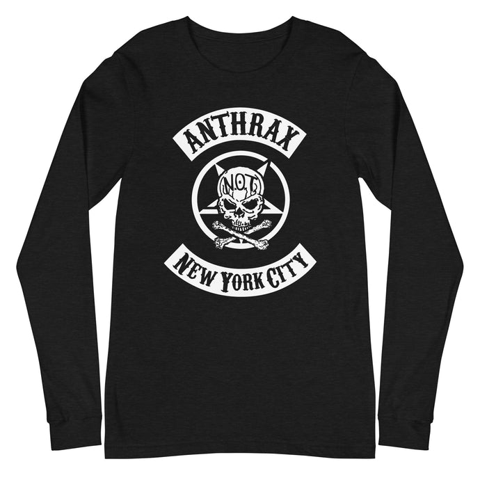 Anthrax New York City Mens Long Sleeve T Shirt Black