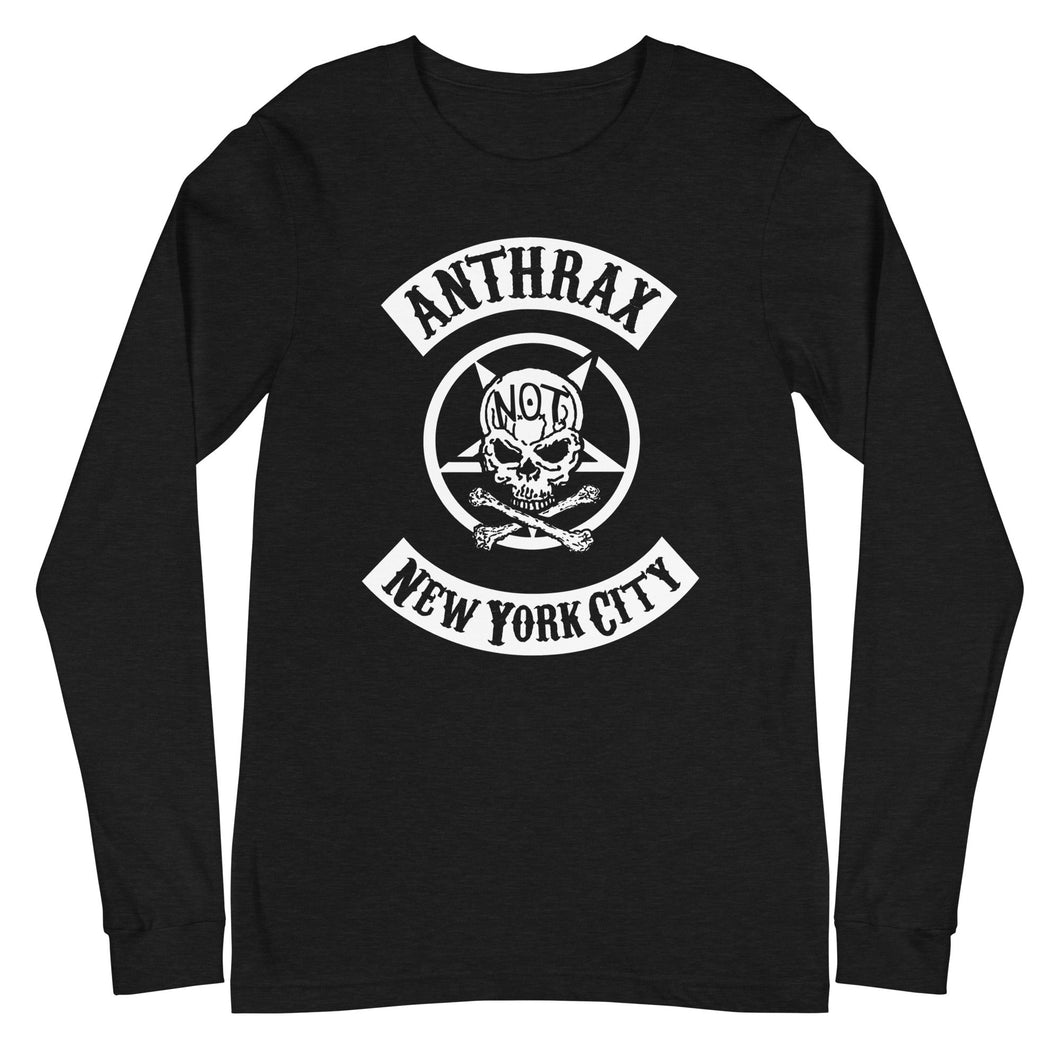 Anthrax New York City Mens Long Sleeve T Shirt Black