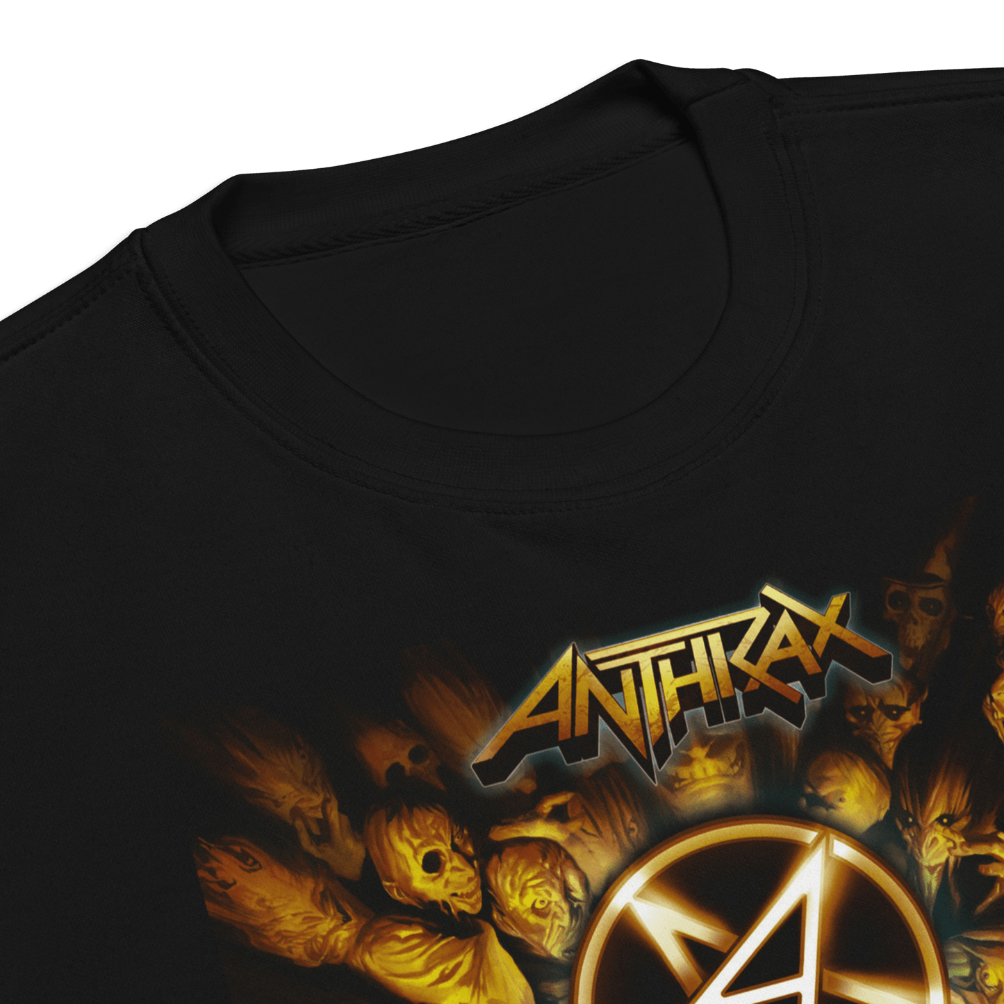 Anthrax Pentagram Logo Mens Sweatshirt #1026 Black