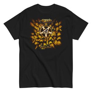 Anthrax Pentagram Logo Mens T Shirt Black