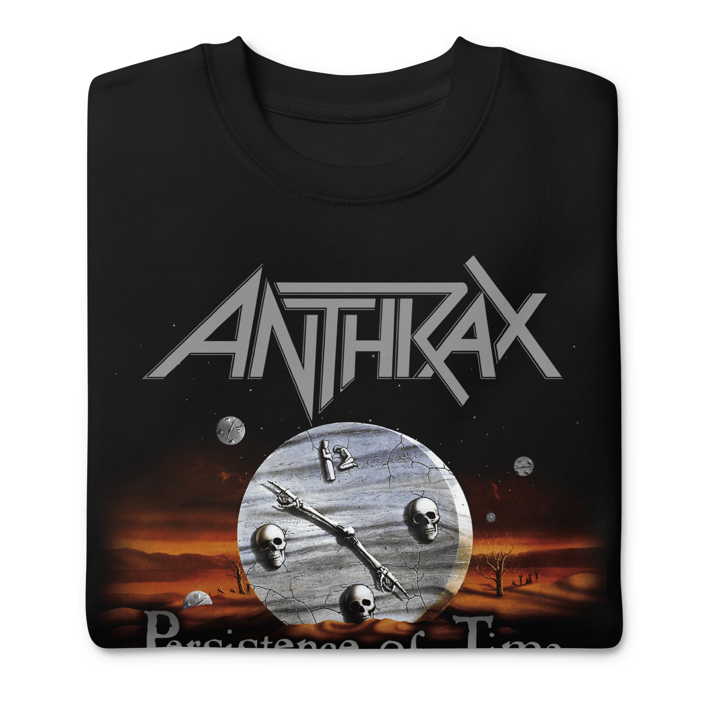 Anthrax Peristence of Time Mens Sweatshirt Black