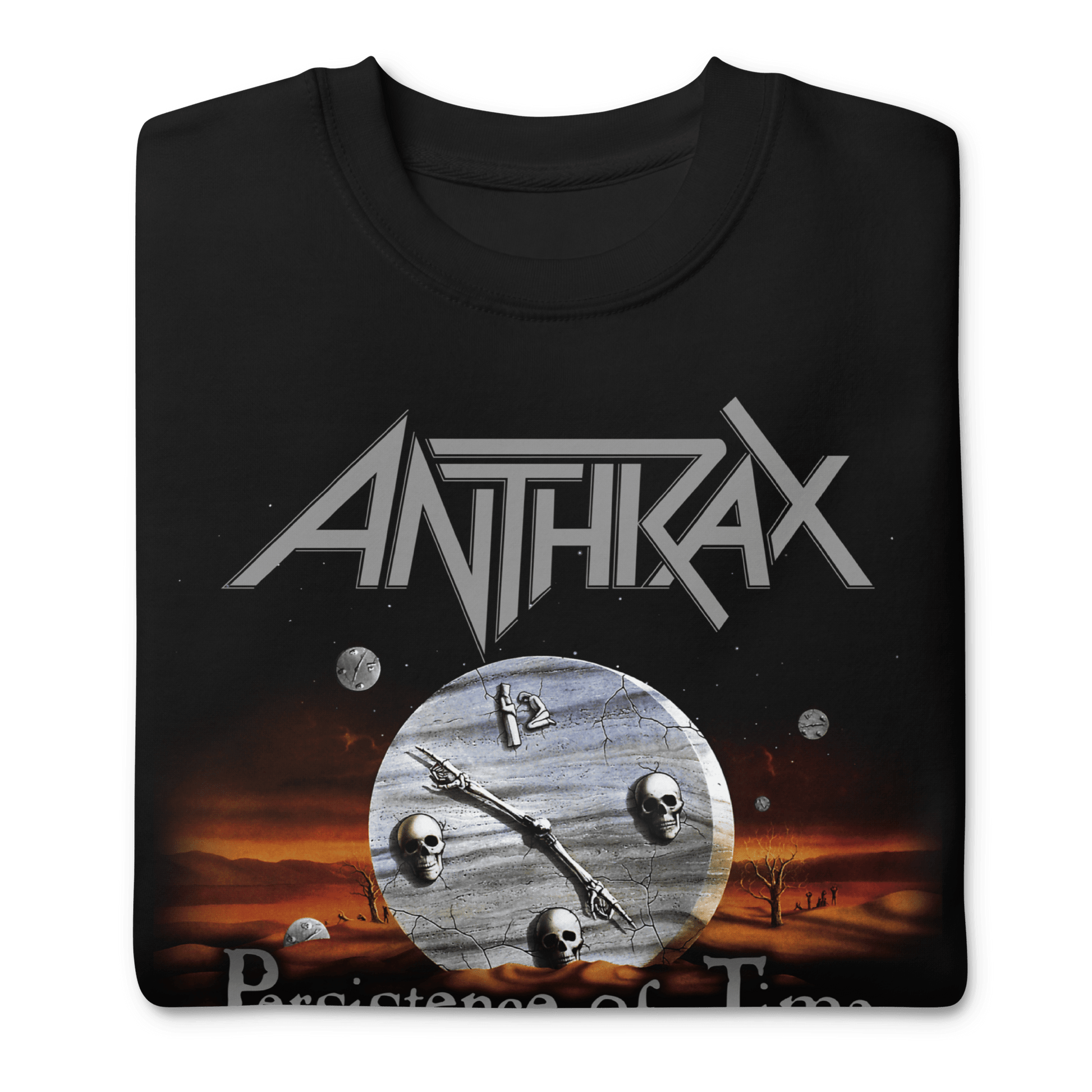Anthrax Peristence of Time Mens Sweatshirt Black