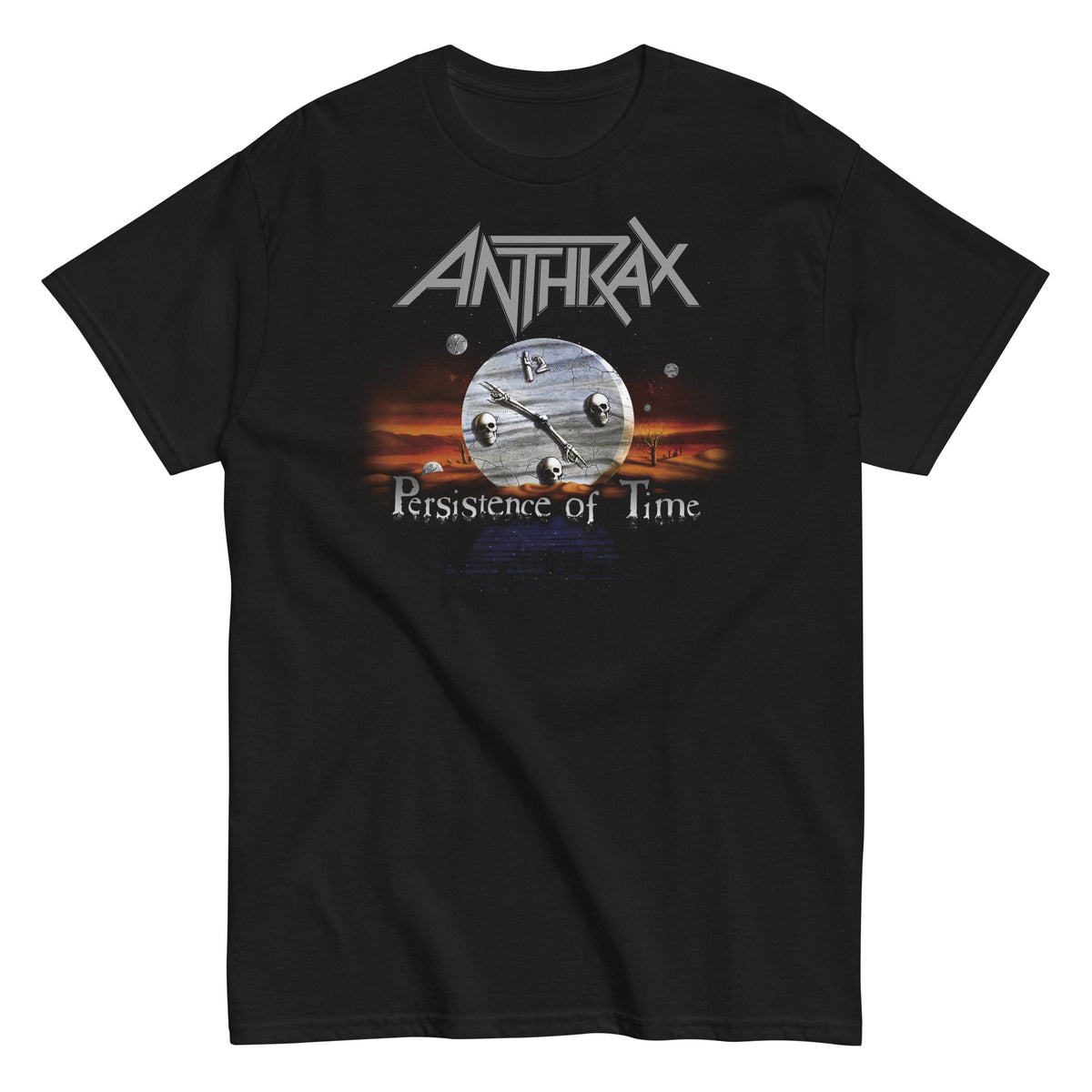Anthrax Peristence of Time Officially Licensed Mens T Shirt Black