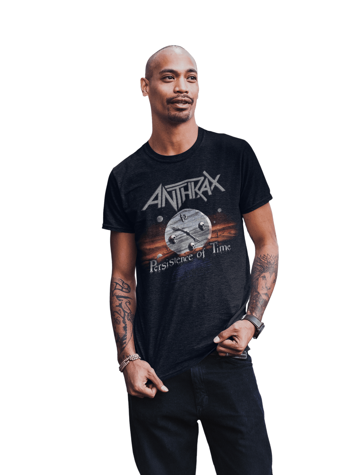 Anthrax Peristence of Time Officially Licensed Mens T Shirt Black
