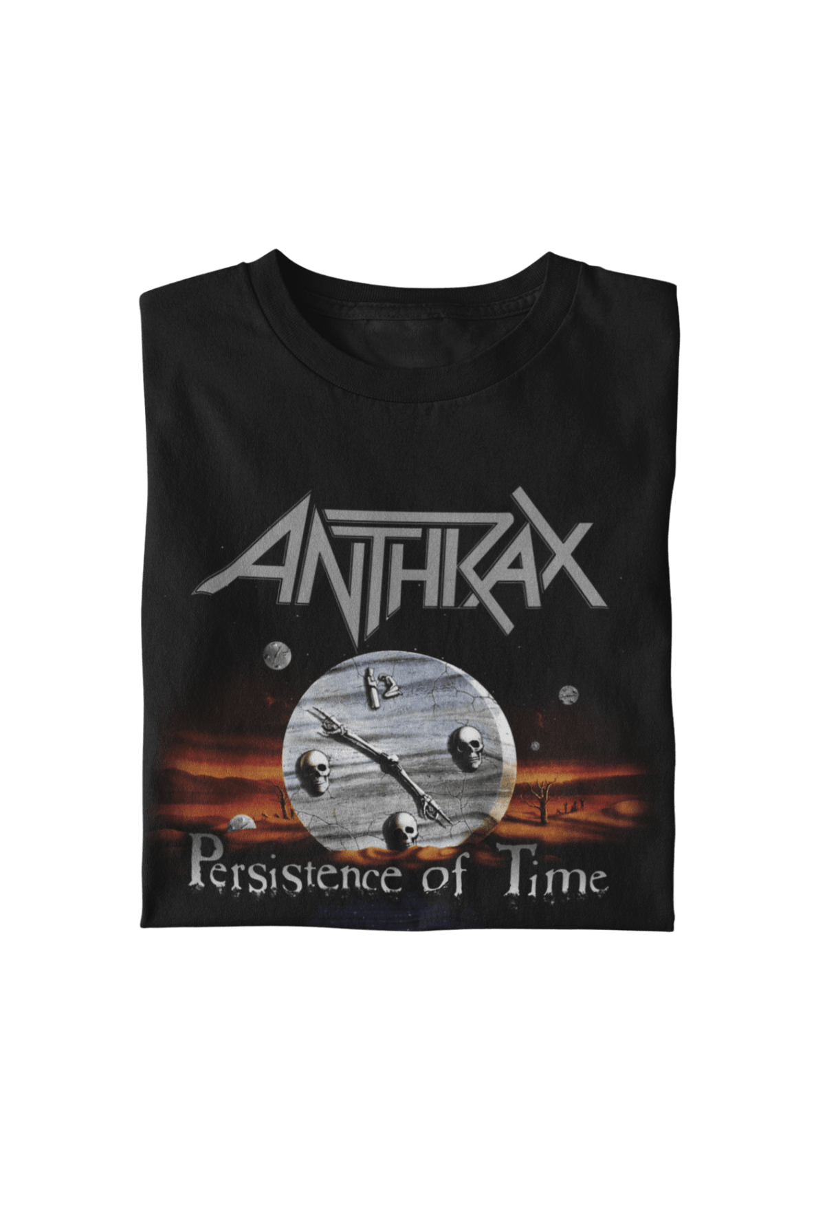 Anthrax Peristence of Time Officially Licensed Mens T Shirt Black