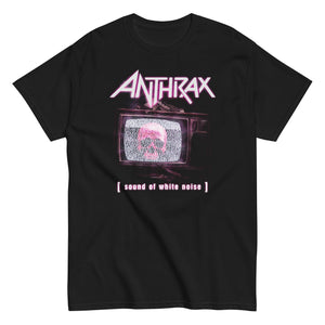 Anthrax Skull TV Mens T Shirt Black