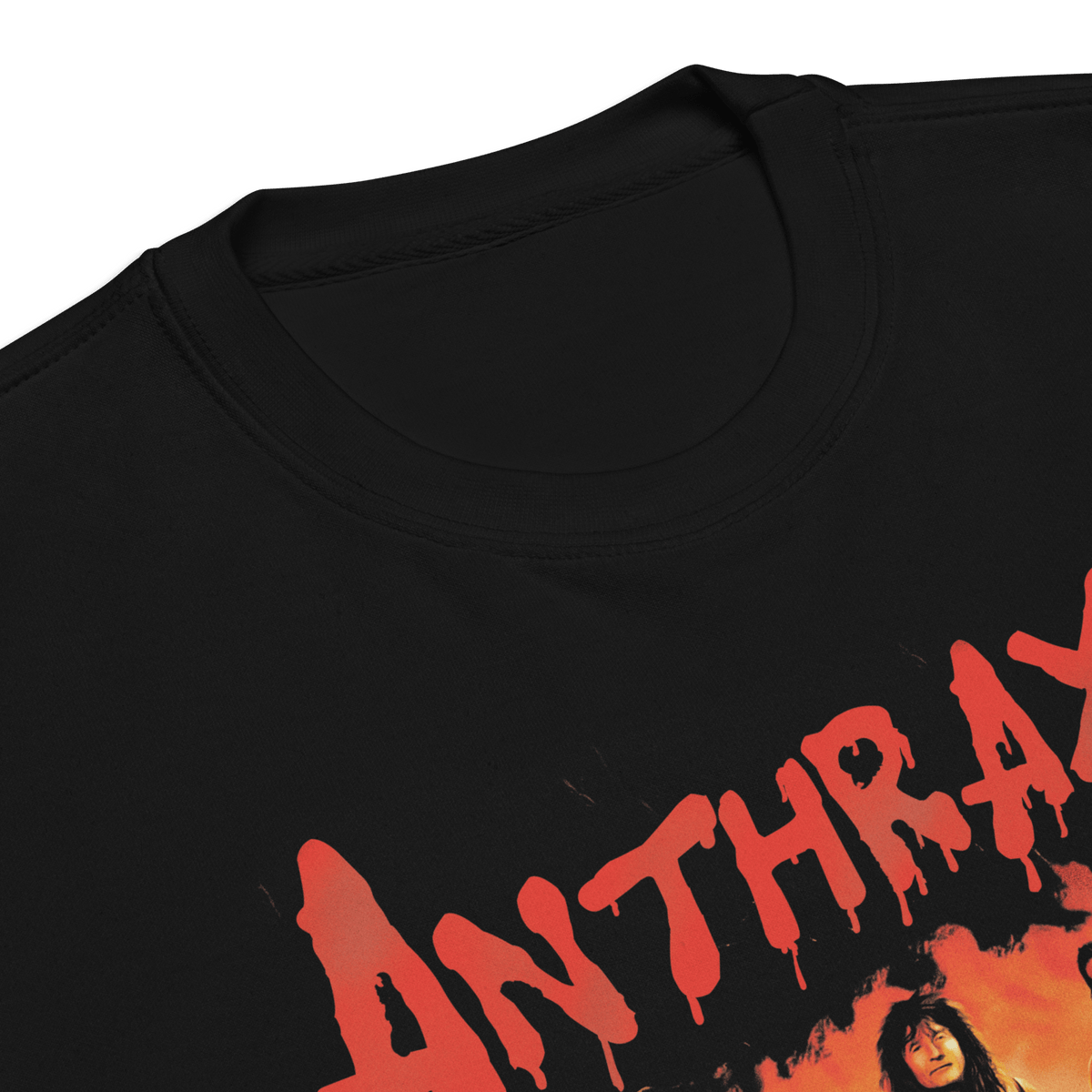 Anthrax Slanted Band Mens Sweatshirt Black