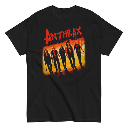 Anthrax Slanted Band Officially Licensed Mens T Shirt Black