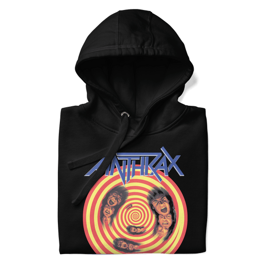 Anthrax State Of Euphoria Mens Officially Licensed Hoodie Black