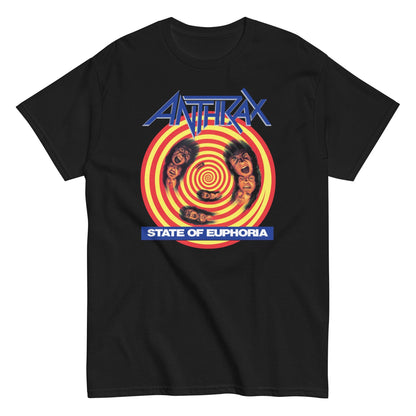 Anthrax State Of Euphoria Officially Licensed Mens T Shirt Black