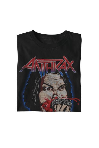 Anthrax US Attack Tour Officially Licensed Mens T Shirt Black