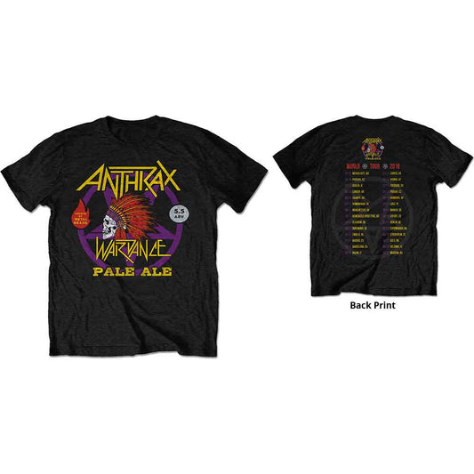 Anthrax War Dance Paul Ale World Tour 2018 [T-Shirt]
